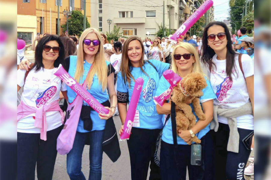 Η Ένωση Φιλάθλων Εθνικής Τράπεζας στο «17ο Greece Race for the Cure…